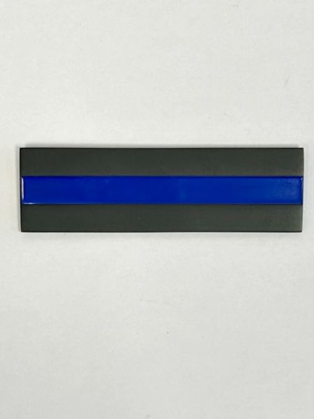THIN BLUELINE UNIFORM BAR - 3/4" TALL.